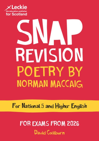 Cover image for 9780008774684 - National 5/Higher English Revision: Poetry by Norman MacCaig