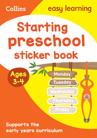 Supplemental image for 9780008775346 - Starting preschool Sticker Book Ages 3-4