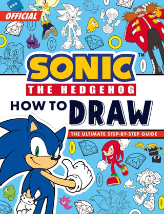 Cover image for 9780008775629 - Sonic The Hedgehog How to Draw