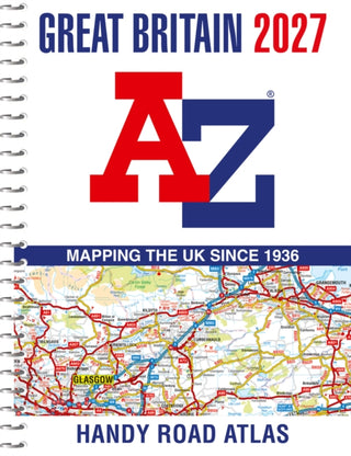 Cover image for 9780008778996 - A -Z Great Britain Handy Road Atlas 2027 (A5 Spiral)