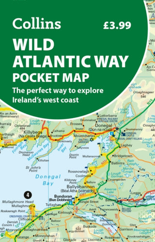 Cover image for 9780008780418 - Wild Atlantic Way Pocket Map