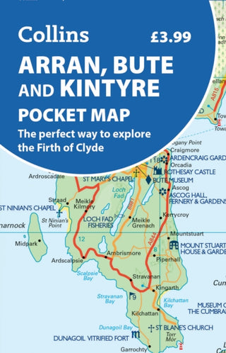 Cover image for 9780008780487 - Arran, Bute and Kintyre Pocket Map