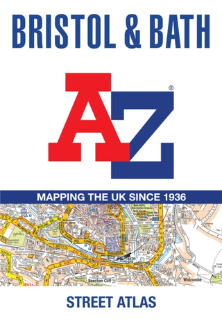 Cover image for 9780008780746 - Bristol and Bath A-Z Street Atlas