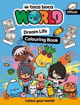 Cover image for 9780008786458 - Toca Boca Dream Life Colouring Book