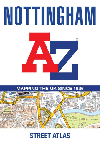 Cover image for 9780008787110 - Nottingham A-Z Street Atlas