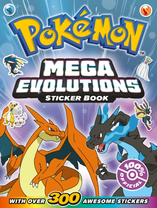Cover image for 9780008797003 - Pokemon Mega Evolutions Sticker Book