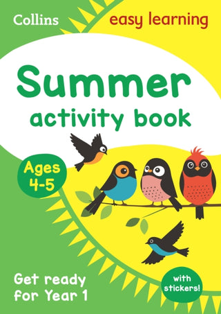 Cover image for 9780008824303 - Reception to Year 1 Summer Activity Book with stickers
