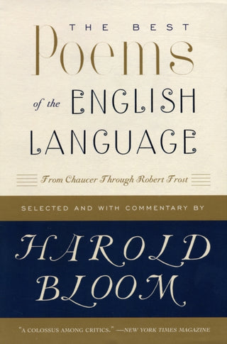 Cover image for 9780060540425 - The Best Poems of the English Language