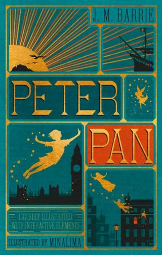 Cover image for 9780062362223 - Peter Pan (MinaLima Edition) (lllustrated with Interactive Elements)