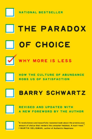 Cover image for 9780062449924 - The Paradox of Choice