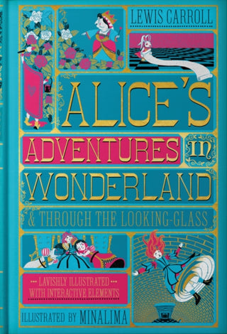 Cover image for 9780062936615 - Alice's Adventures in Wonderland (MinaLima Edition)
