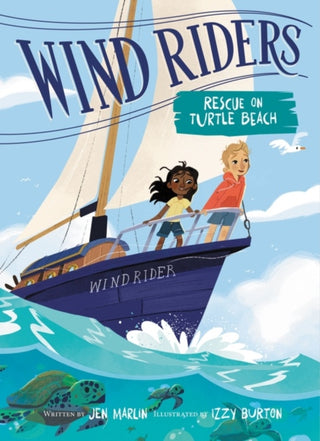 Cover image for 9780063029248 - Wind Riders #1: Rescue on Turtle Beach