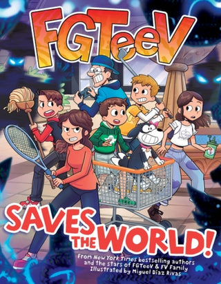 Cover image for 9780063042629 - FGTeeV Saves the World!