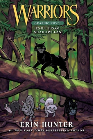 Cover image for 9780063043268 - Warriors: Exile from ShadowClan (Full-Color Adventure)