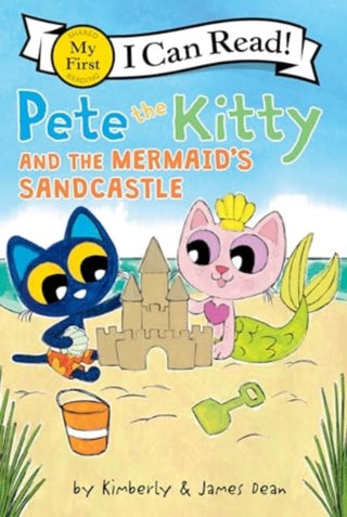 Cover image for 9780063096103 - Pete the Kitty and the Mermaid's Sandcastle