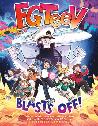 Cover image for 9780063260528 - FGTeeV: Blasts Off!