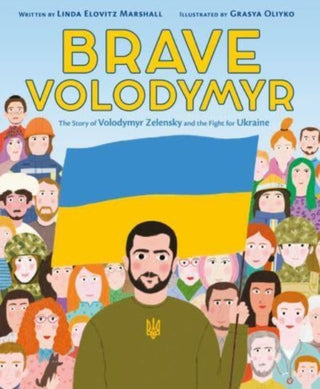 Cover image for 9780063294141 - Brave Volodymyr: The Story of Volodymyr Zelensky and the Fight for Ukraine