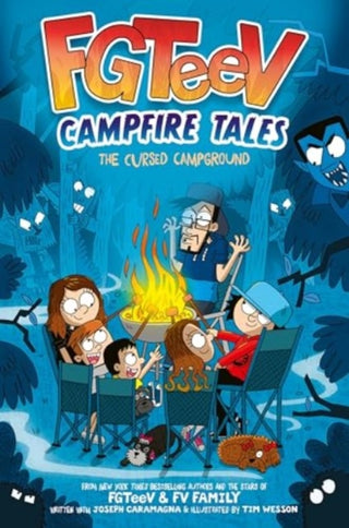 Cover image for 9780063349438 - FGTeeV Campfire Tales #1: The Cursed Campground