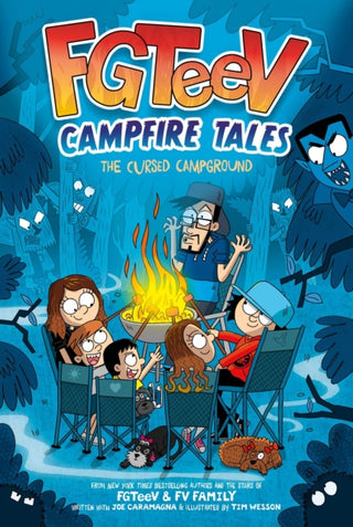 Cover image for 9780063349445 - FGTeeV Campfire Tales #1: The Cursed Campground