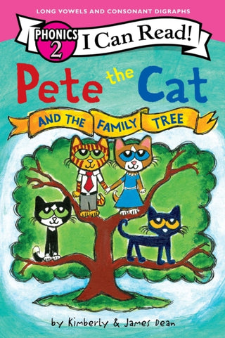 Cover image for 9780063350496 - Pete the Cat and the Family Tree (I Can Read Phonics)