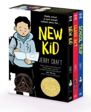 Cover image for 9780063385818 - New Kid 3-Book Box Set