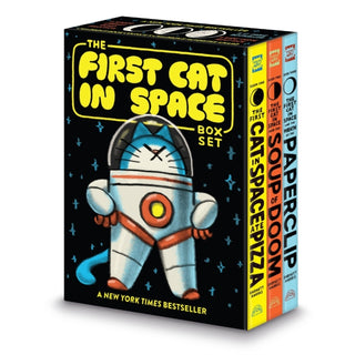 Cover image for 9780063471146 - The First Cat in Space 3-Book Box Set