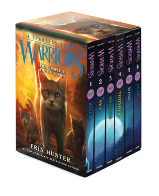 Cover image for 9780063471894 - Warriors: A Starless Clan Box Set: Volumes 1 to 6
