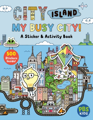 Cover image for 9780063486003 - City Island: My Busy City A Sticker & Activity Book