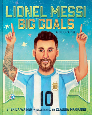 Cover image for 9780063494886 - Lionel Messi: Big Goals, A Biography