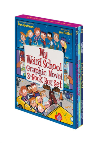 Cover image for 9780063509467 - My Weird School Graphic Novel 3-Book Box Set