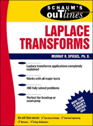 Cover image for 9780070602311 - Schaum's Outline of Laplace Transforms