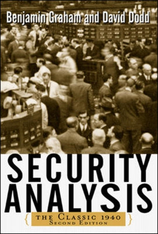 Cover image for 9780071412285 - Security Analysis: The Classic 1940 Edition