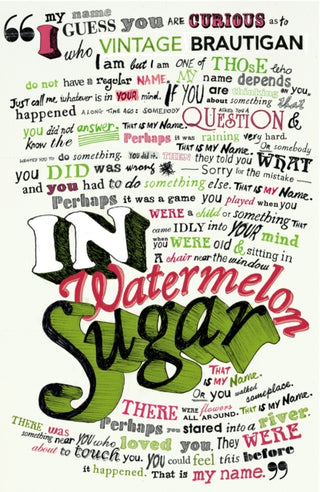 Supplemental image for 9780099437598 - In Watermelon Sugar