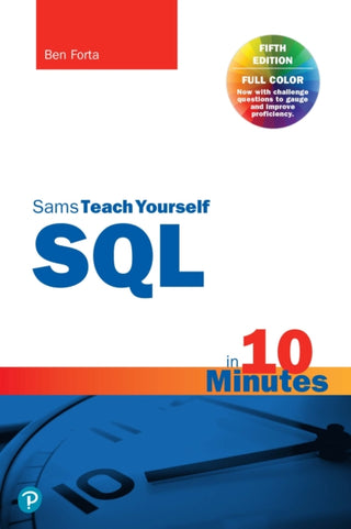 Cover image for 9780135182796 - SQL in 10 Minutes a Day, Sams Teach Yourself