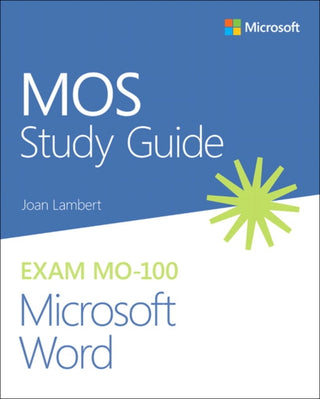 Cover image for 9780136628040 - MOS Study Guide for Microsoft Word Exam MO-100
