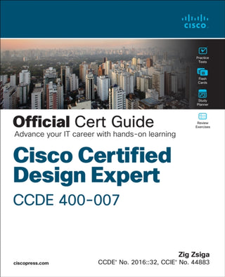 Cover image for 9780137601042 - Cisco Certified Design Expert (CCDE 400-007) Official Cert Guide