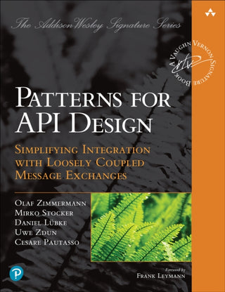 Cover image for 9780137670109 - Patterns for API Design