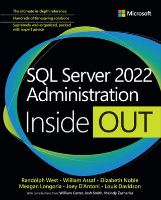 Cover image for 9780137899883 - SQL Server 2022 Administration Inside Out