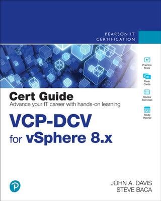 Cover image for 9780138169886 - VCP-DCV for vSphere 8.x Cert Guide