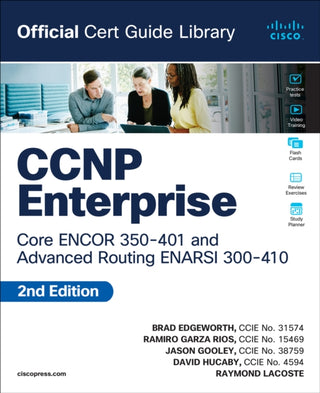 Cover image for 9780138201548 - CCNP Enterprise Core ENCOR 350-401 and Advanced Routing ENARSI 300-410 Official Cert Guide Library