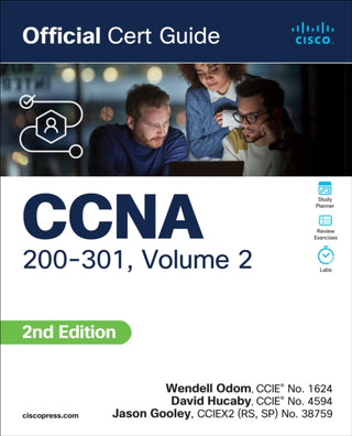 Cover image for 9780138214951 - CCNA 200-301 Official Cert Guide, Volume 2
