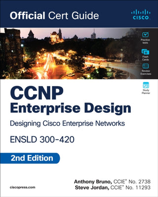 Cover image for 9780138247263 - CCNP Enterprise Design ENSLD 300-420 Official Cert Guide