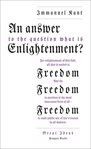 Cover image for 9780141043883 - An Answer to the Question: 'What is Enlightenment?'