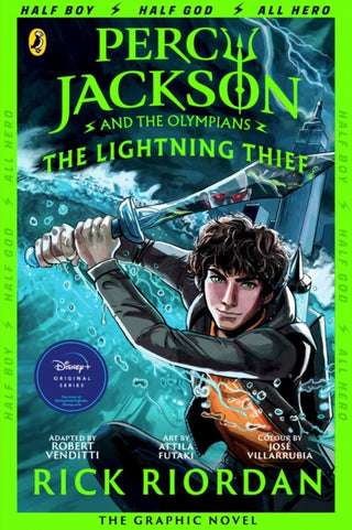 Cover image for 9780141335391 - Percy Jackson and the Lightning Thief - The Graphic Novel (Book 1 of Percy Jackson)