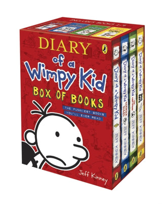 Cover image for 9780141341415 - Diary of a Wimpy Kid Box of Books