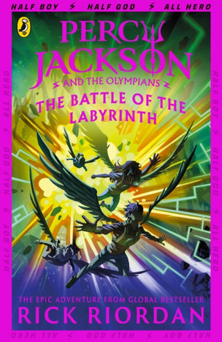 Cover image for 9780141346830 - Percy Jackson and the Battle of the Labyrinth (Book 4)