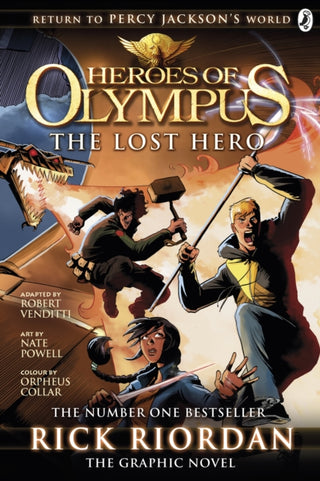 Cover image for 9780141359984 - The Lost Hero: The Graphic Novel (Heroes of Olympus Book 1)