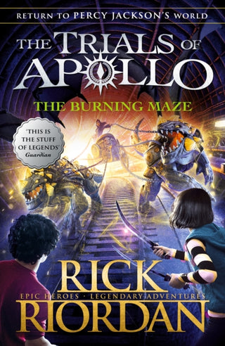 Cover image for 9780141364018 - The Burning Maze (The Trials of Apollo Book 3)