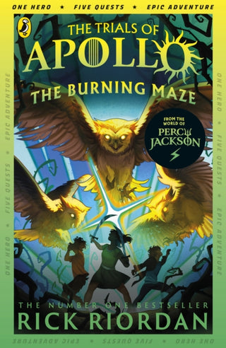 Cover image for 9780141364018 - The Burning Maze (The Trials of Apollo Book 3)