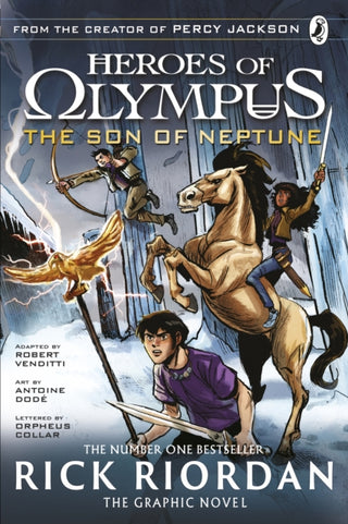 Cover image for 9780141370507 - The Son of Neptune: The Graphic Novel (Heroes of Olympus Book 2)